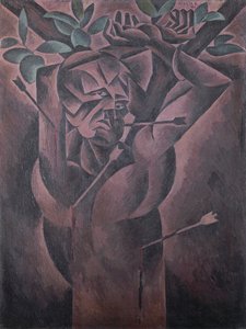 São Sebastião, de Bohumil Kubista (1884-1918), óleo sobre tela, 98x75 cm