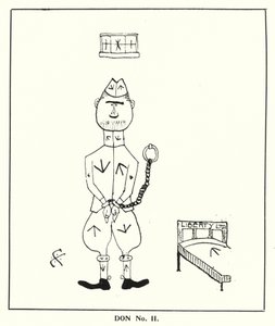 Oxford Quips: Don No II (litho) de Bohun Lynch