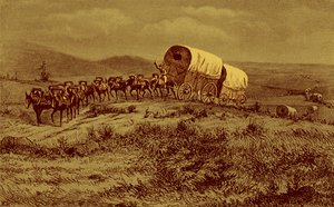 Oeste Selvagem - mula em direcção ao Oeste