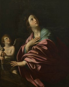 Santa Catarina de Alexandria, c.1600-99 (óleo sobre tela)