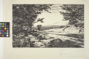 A Montanha (tinta sobre papel) de Bolton Coit Brown