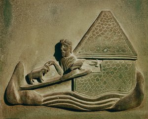 Animais que entram na Arca ... (bronze) de Bonanno Pisano