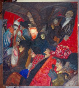 Cabaret Black Cat em Paris de Boris Dmitrievich Grigoriev