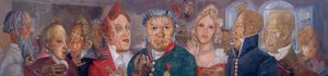 Pessoas da comédia O Inspetor do Governo de N. Gogol, 1933-1934 de Boris Dmitrievich Grigoriev
