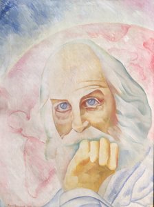 Retrato de Walt Whitman (1819-92) 1918