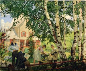 Em casa, 1914-1918 de Boris Mikhailovich Kustodiev
