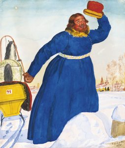 Coachman, 1920 de Boris Mikhailovich Kustodiev