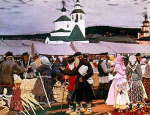 Feira de Boris Mikhailovich Kustodiev