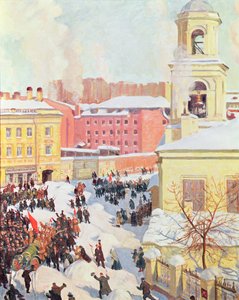 27 de fevereiro de 1917 de Boris Mikhailovich Kustodiev
