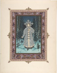 Ilustração para o conto de fadas Snegurochka, c. 1925