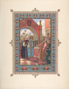 Ilustração para o conto de fadas Vasilisa, a Bela, c. 1925
