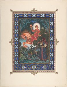 Ilustração para o conto de fadas Vasilisa, a Bela, c. 1925