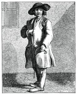 Uma limpeza de chaminé, 1737-1742. de Bouchardon