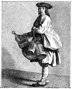 Um comerciante de lanternas, 1737-1742. de Bouchardon