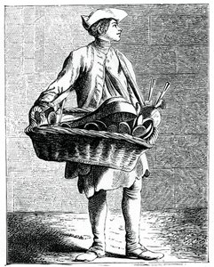 Wholl comprar colheres e pinos de larding !, 1737-1742.
