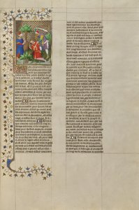 A cabeça de Marcus mostrada a Caius Marius e o assassinato de Marius de Boucicaut Master
