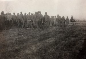 Álbum da Primeira Guerra Mundial em Friuli-Venezia Giulia: soldados da Infantaria 112.mo de Bourbon Del Monte