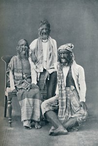 Uma família peluda de Mandalay, Birmânia, 1902