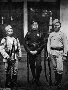 Tipos de uniforme dos 44os Gurkhas, 1896