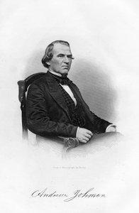 Andrew Johnson, 16º Presidente dos Estados Unidos, 1862-1867.