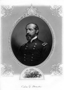 General George Meade, oficial do Exército dos EUA e engenheiro civil, 1862-1867.