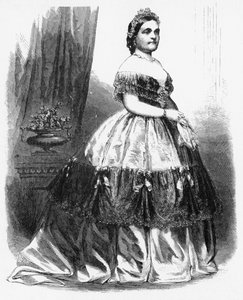 Sra. Lincoln, c1860s.