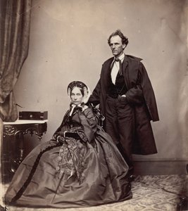 [Senador e Sra. James Henry Lane], 1861-66. de Brady and Co