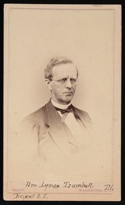 Retrato de Lyman Trumbull 1813-1896, entre 1862 e 1869. de Brady