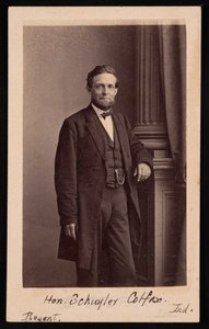 Retrato de Schuyler Colfax 1823-1885, Antes de 1885.