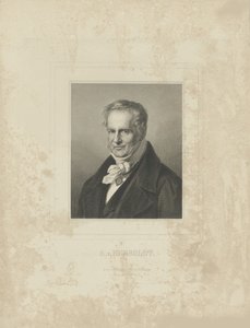 Retrato de Alexander von Humboldt 1769-1859, c. 1850