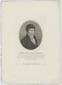 Retrato de Girolamo Crescentini 1762-1846, depois de 1800.