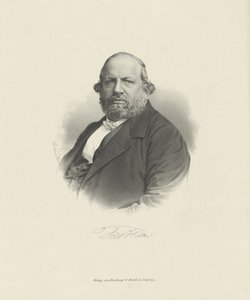 Retrato do compositor Ferdinand von Hiller 1811-1885, c. 1870