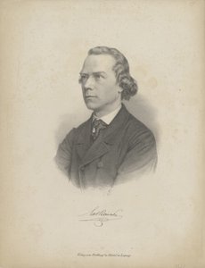 Retrato do pianista e compositor Carl Heinrich Carsten Reinecke 1824-1910, c. 1850