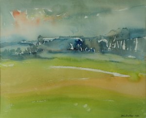 Misty Morning, 1981 (wc no papel) de Brenda Brin Booker