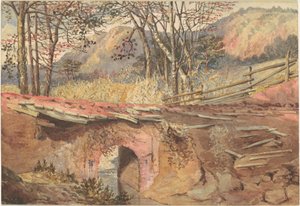 Na região do barro vermelho de British 19th Century