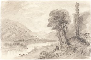 Paisagem de British 19th Century