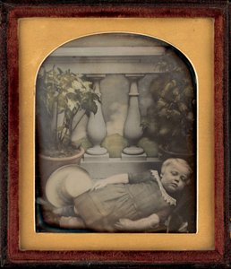 Retrato de uma criança de British 19th Century