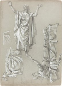 Estudos para a Ressurreição da Filha de Jairo de British 19th Century