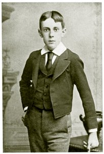 Aubrey Beardsley, com 13 anos de idade de British Photographer