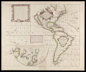 Uma nova e correta carta marítima de todo o mundo mostrando as variações da bússola tal como foram encontradas no ano M.D.CC de British School