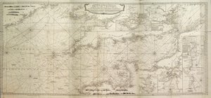 Um novo levantamento hidrográfico do Canal da Mancha, com parte do Oceano Atlântico até ao Cabo Clear, melhorado a partir da grande carta do falecido Thomas Jeffery