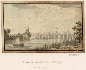 Uma série de esboços, vistas na Grã-Bretanha, no Continente e na América 1772-1778 (aguarela) de British School