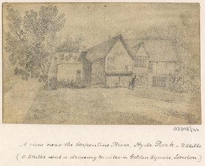 Uma série de esboços, vistas na Grã-Bretanha, no Continente e na América 1772-1778 (aguarela) de British School