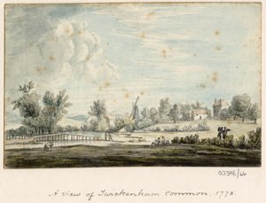 Uma série de esboços, vistas na Grã-Bretanha, no Continente e na América 1772-1778 (aguarela) de British School