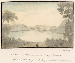 Uma série de esboços, vistas na Grã-Bretanha, no Continente e na América 1772-1778 (aguarela) de British School