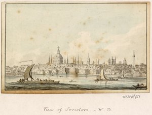 Uma série de esboços, vistas na Grã-Bretanha, no Continente e na América 1772-1778 (aguarela) de British School