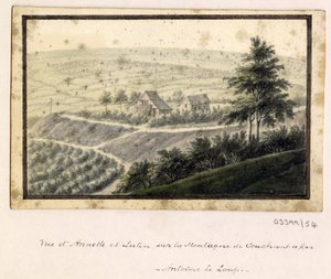 Uma série de esboços, vistas na Grã-Bretanha, Continente e América 1772-1778 (aguarela) de British School