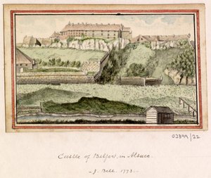 Uma série de esboços, vistas na Grã-Bretanha, Continente e América 1772-1778 (aguarela) de British School
