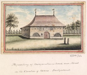 Uma série de esboços, vistas na Grã-Bretanha, Continente e América 1772-1778 (aguarela) de British School