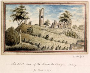 Uma série de esboços, vistas na Grã-Bretanha, Continente e América 1772-1778 (aguarela) de British School